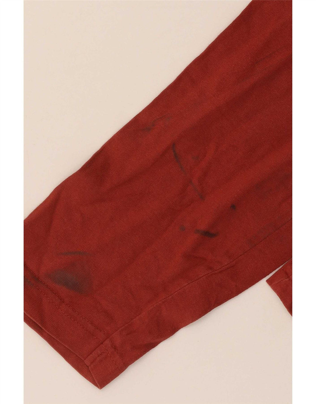 Calvin Klein Jeans Ανδρικό τοπ μακρυμάνικο μεσαίο κόκκινο βαμβακερό
