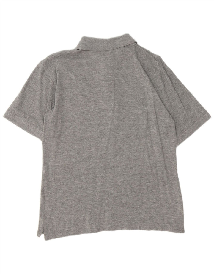 Ανδρικό πουκάμισο πόλο LOTTO με μεγάλο γκρι φλύκταινο