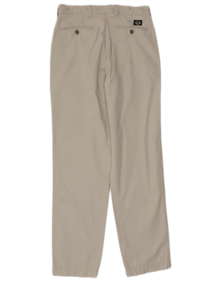 Dockers Ανδρικό Χακί Παντελόνι Chino ίσιο W32 L34 Γκρι