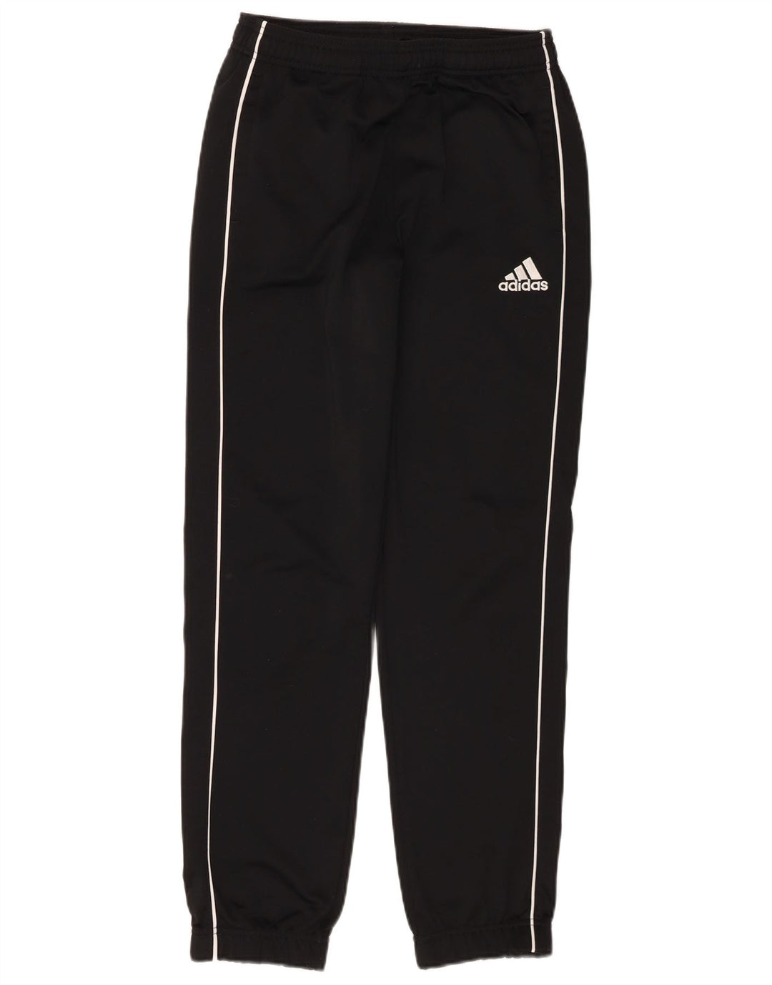 Adidas Boys Tracksuit Trousers Joggers 13-14 Years Black Polyester
