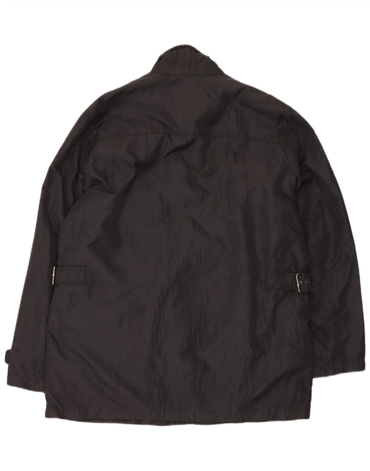 Mabrun Mens Utility Jacket UK 42 XL Μαύρο Πολυεστέρας