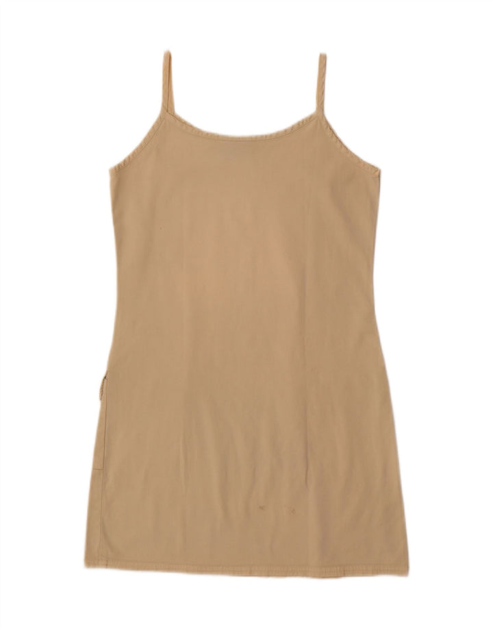 VINTAGE Womens Sundress IT 46 Large Beige Vintage Vintage and Second-Hand Vintage from Messina Hembry 