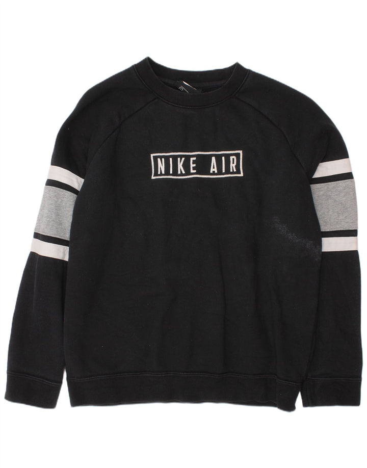 Γραφικό φούτερ Nike Boys Jumper 12-13 ετών Μεγάλο μαύρο χρώμα