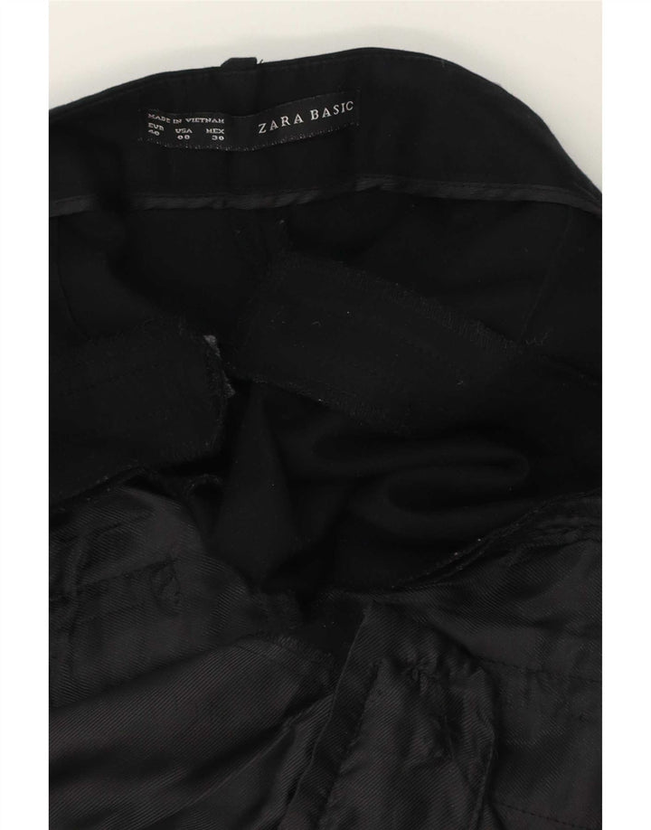 Zara Γυναικείο ίσιο παντελόνι EU 40 Medium W30 L25 Μαύρο
