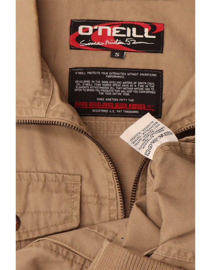 O'NEILL Ανδρικό Bomber Jacket UK 36 Small Beige Cotton