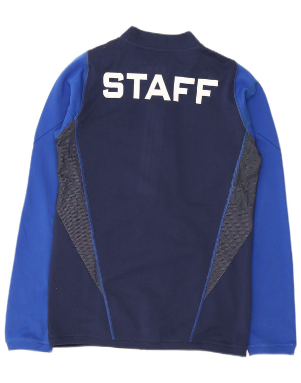 Adidas Mens Aeroready Tracksuit Top Jacket Small Navy Blue Colourblock