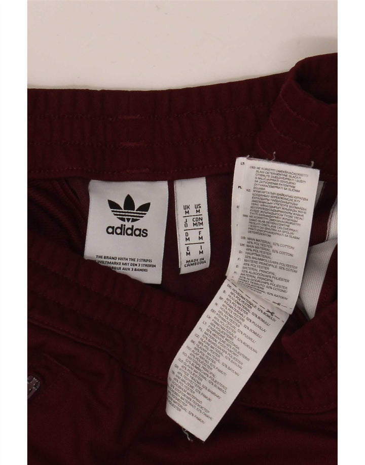Ανδρική αθλητική φόρμα Adidas, μεσαίο βαμβακερό μπορντό