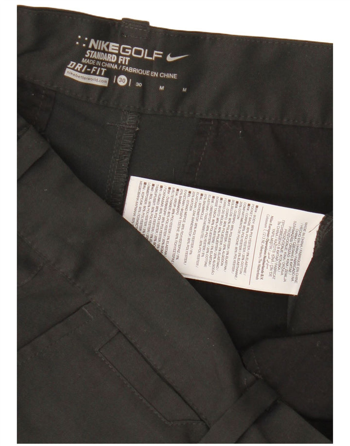 Ανδρικά σορτς Nike Dri Fit Standard αθλητικά σορτς W30 από μεσαίο μαύρο πολυεστέρα
