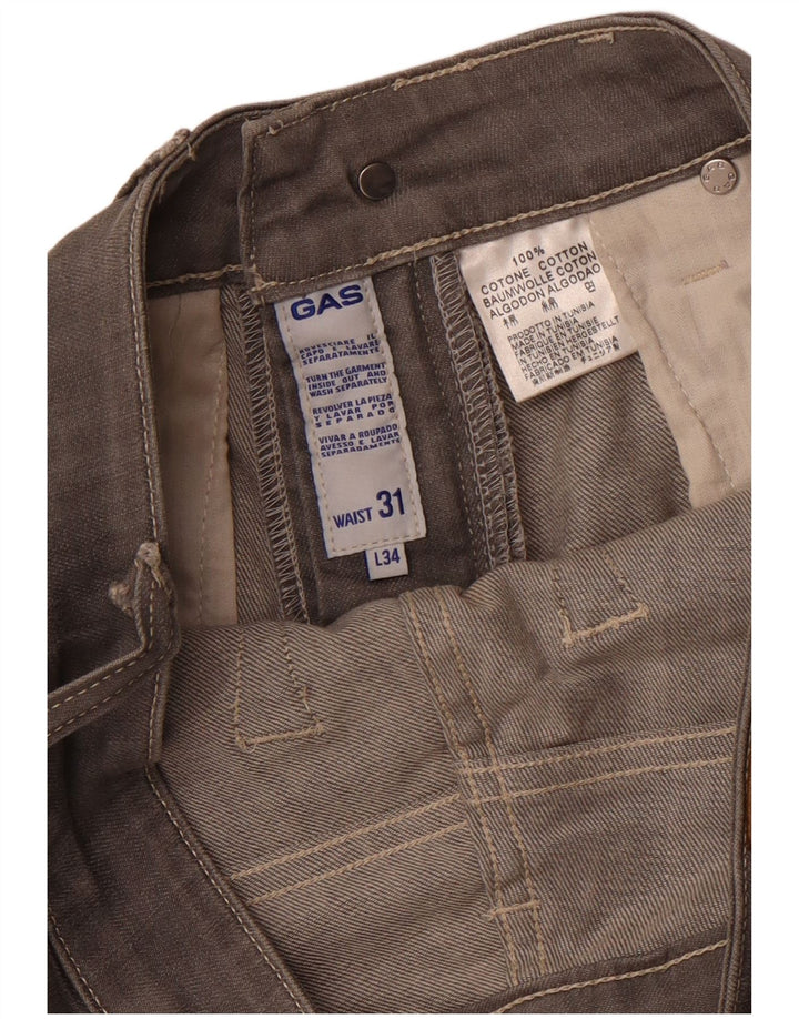 Ανδρικό Slim Straight Jeans GAS W31 L34 Γκρι βαμβακερό