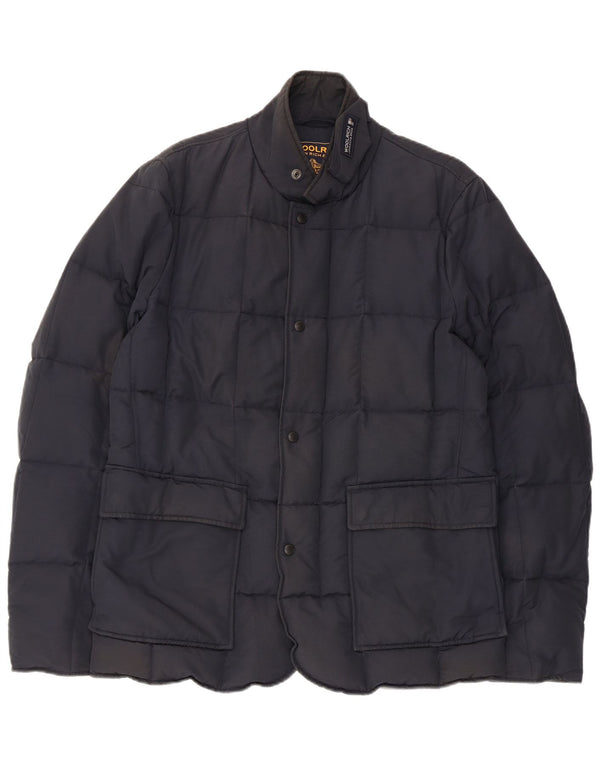 Woolrich Ανδρικό μπουφάν με επένδυση UK 38 Medium Navy Blue Cotton