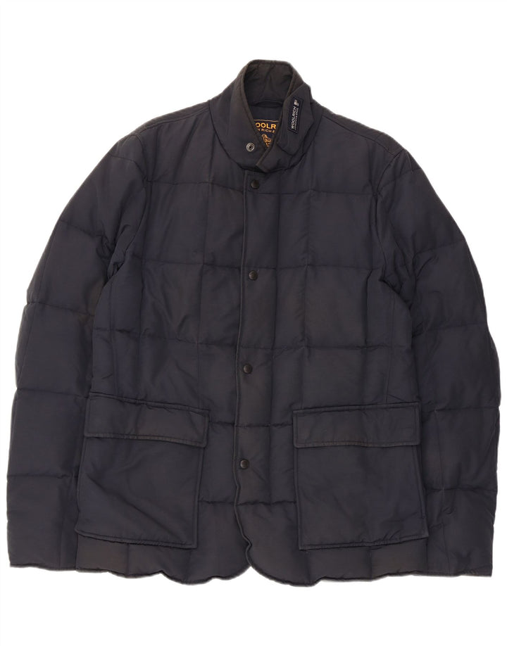 Woolrich Ανδρικό μπουφάν με επένδυση UK 38 Medium Navy Blue Cotton