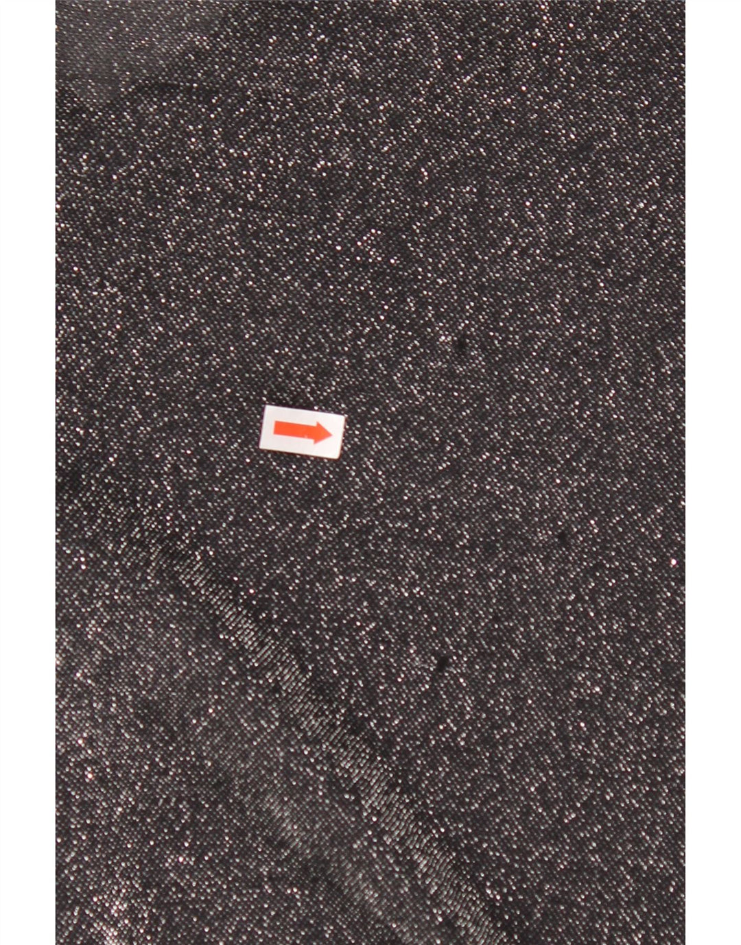 VINTAGE γυναικείο πουκάμισο υπερμεγέθη μπλούζα UK 16 Large Black flecked Polyester