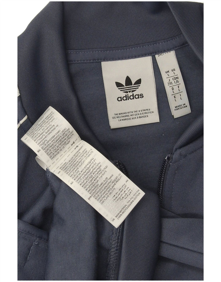 Ανδρική αθλητική φόρμα Adidas Top Jacket Large Navy Blue Polyester