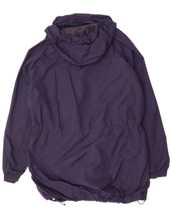MOUNTAIN WAREHOUSE Γυναικείο αδιάβροχο με κουκούλα UK 22 3XL Navy Blue Nylon