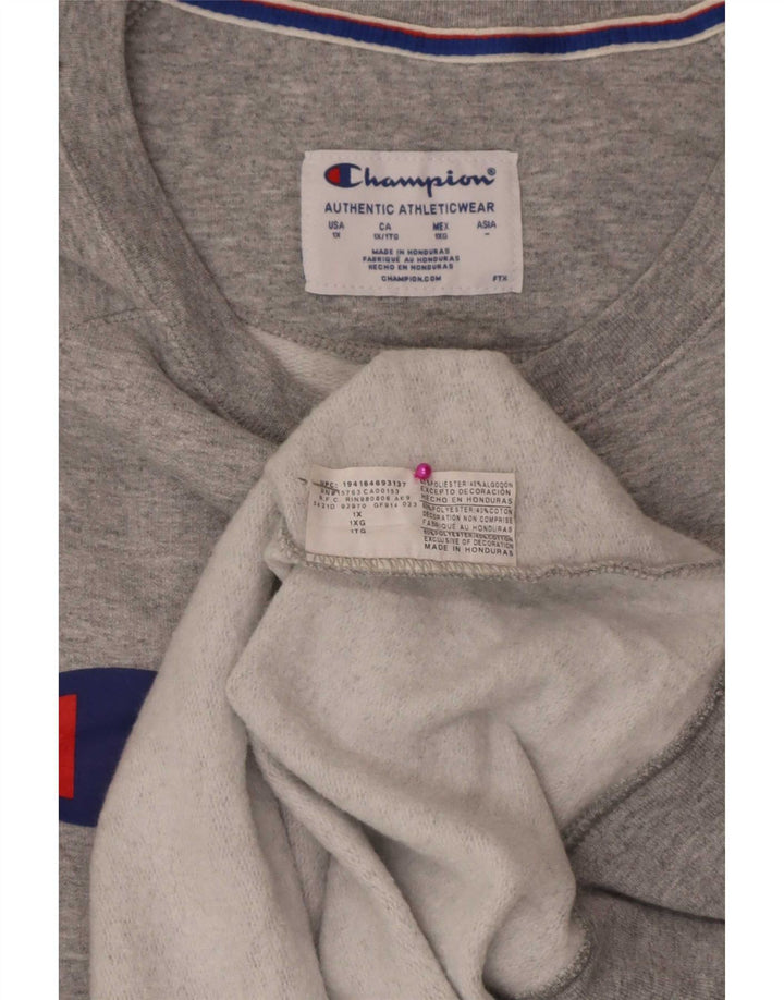 Ανδρική γραφική φούτερ Champion Jumper XL Grey Polyester