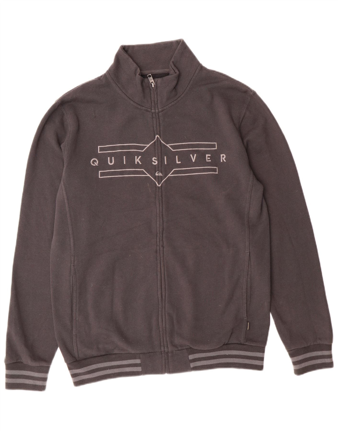Ανδρική φόρμα με γραφικά Quiksilver Top Jacket μεσαίο γκρι βαμβακερό Sports