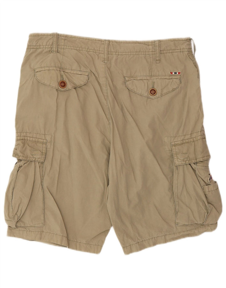 Ανδρικό σορτς Cargo Napapijri W30 Medium Khaki Cotton