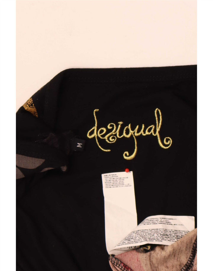 Γυναικείο Desigual Graphic A-Line φόρεμα Ηνωμένου Βασιλείου 12 μεσαίο πολύχρωμο γεωμετρικό