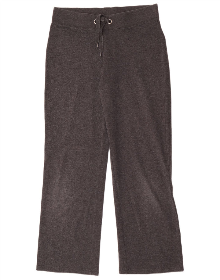 Marks & Spencer Γυναικεία φόρμα παντελόνια UK 10 Small Grey Cotton