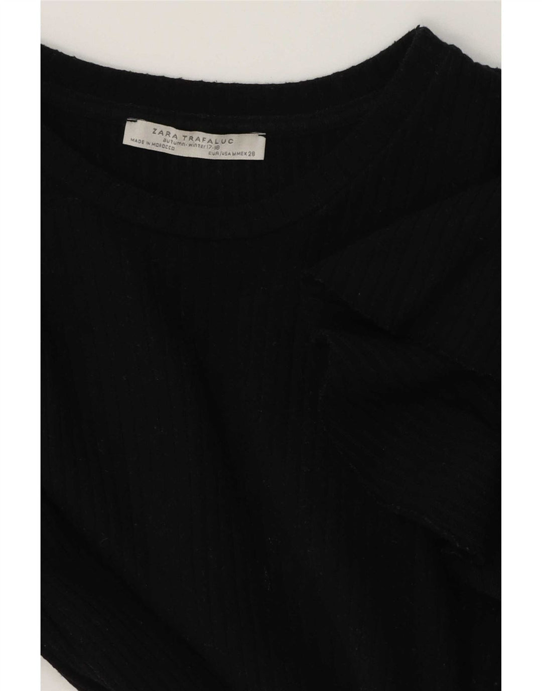 Zara Γυναικεία Μπλούζα Τοπ UK 12 Medium Black