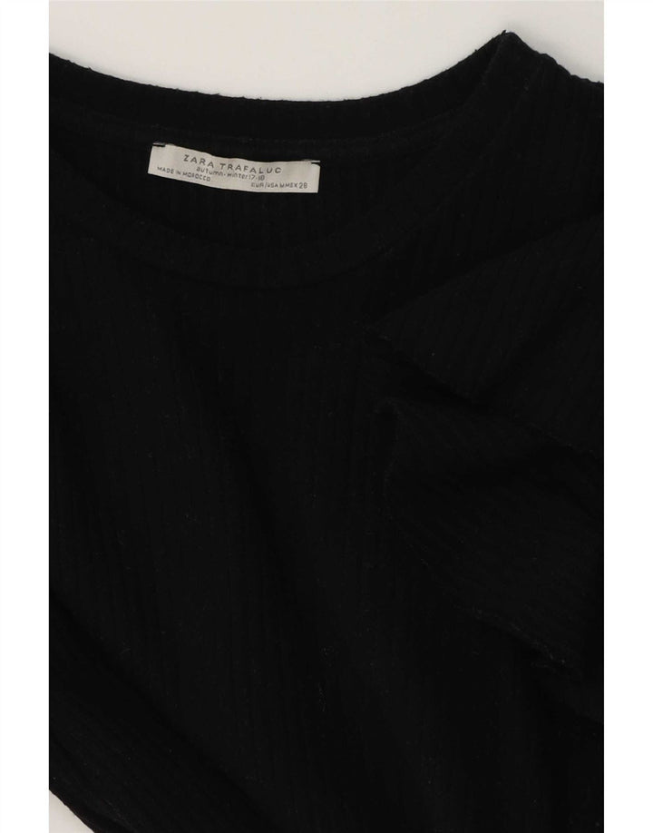Zara Γυναικεία Μπλούζα Τοπ UK 12 Medium Black