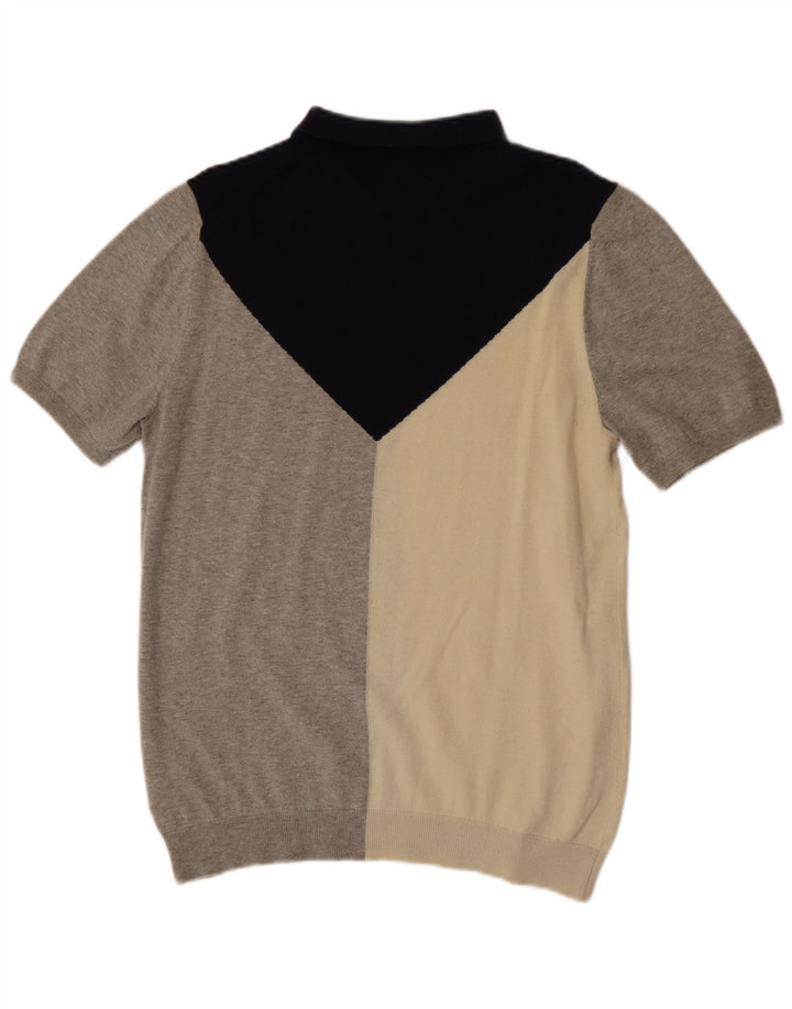 Γυναικείο πουλόβερ με φερμουάρ Reiss UIK 14 Medium Grey Colourblock