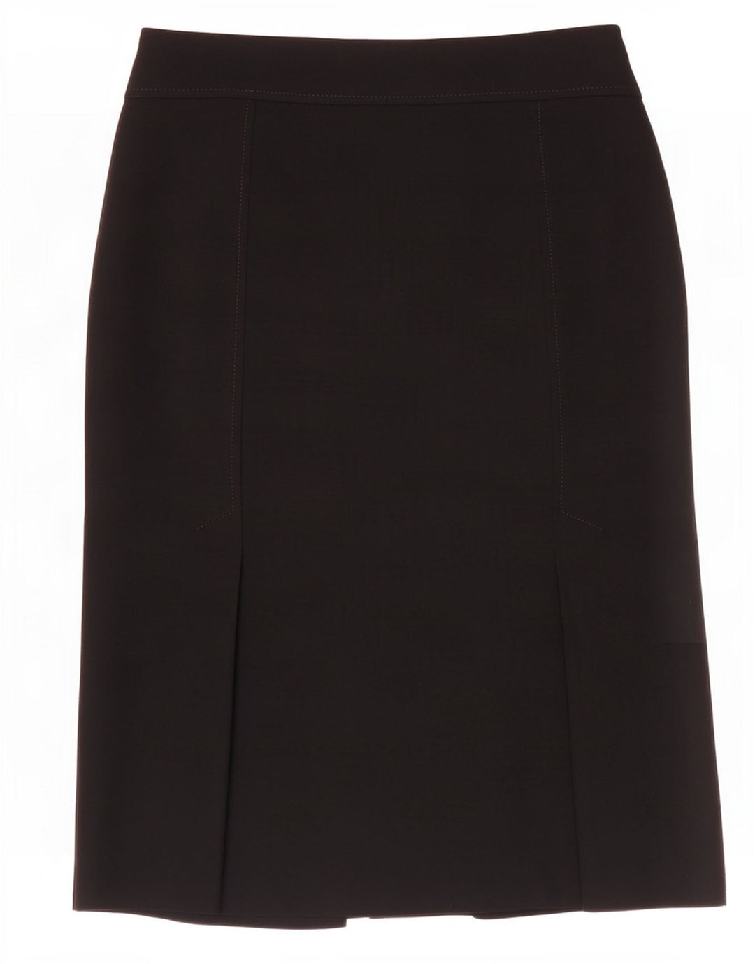 Marks & Spencer Γυναικεία ίσια φούστα UK 12 Medium W30 Black Polyester