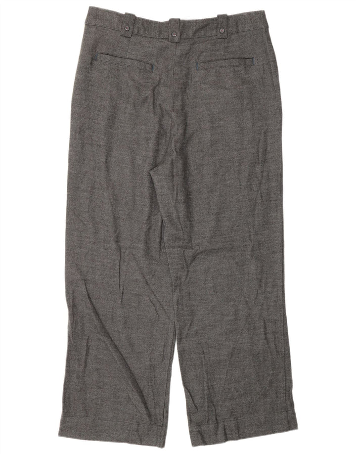 WHITE STUFF Γυναικείο ίσιο casual παντελόνι UK 16 Large W34 L29 Grey