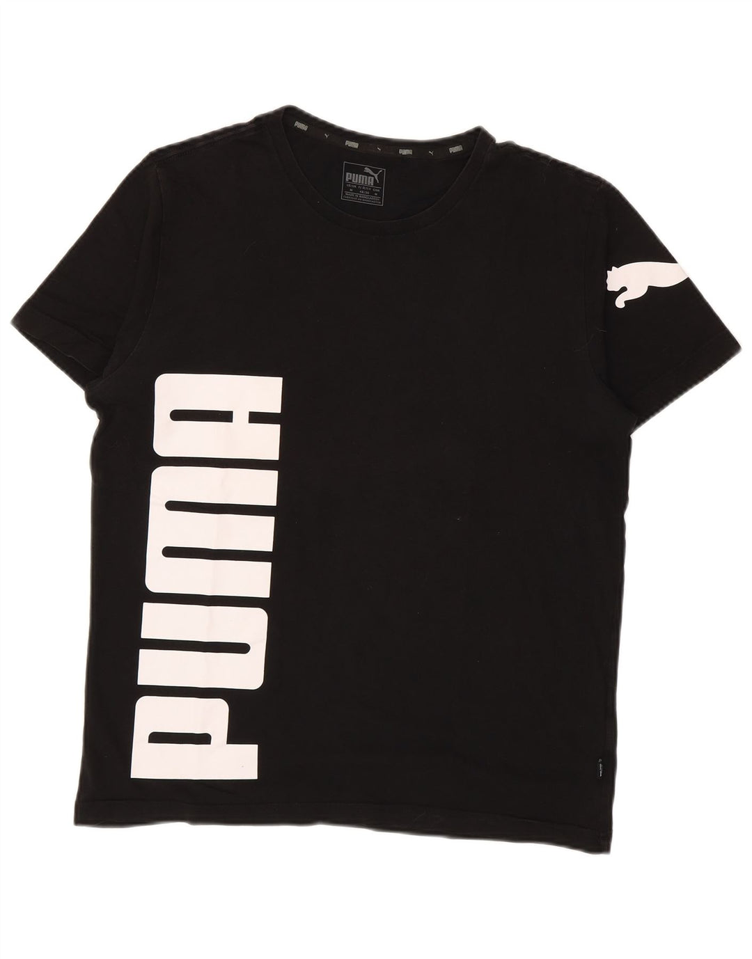 Ανδρικό γραφικό T-Shirt Puma Top Medium Μαύρο