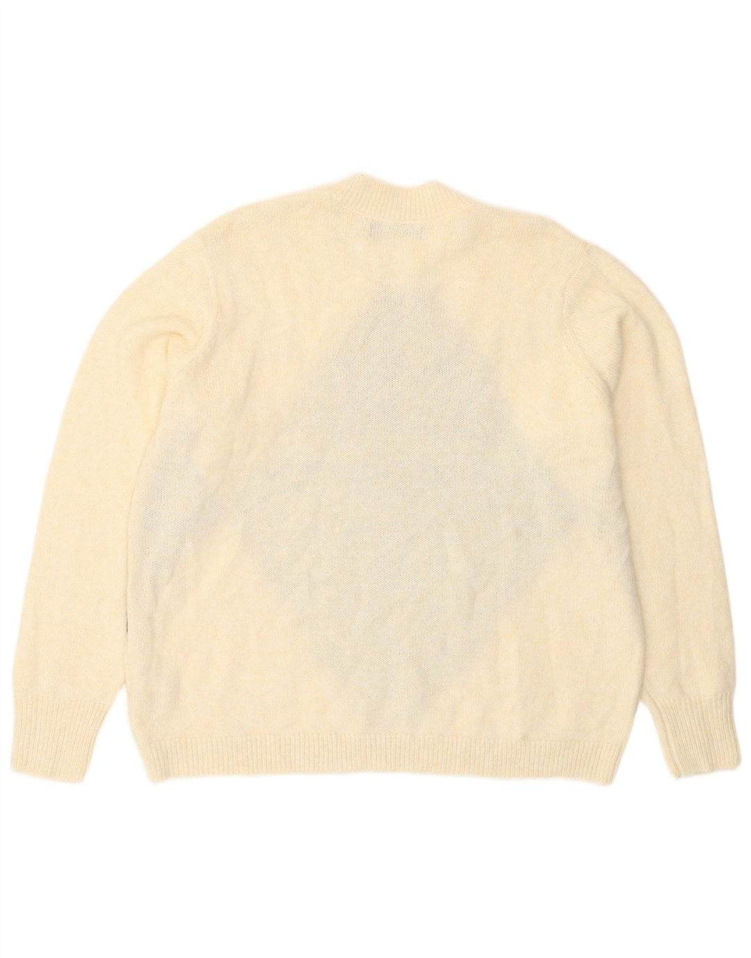 Marks & Spencer Γυναικείο πουλόβερ με λαιμόκοψη UK 16 Large Off White
