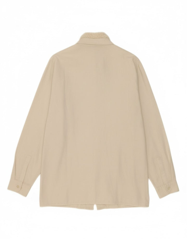 EMMANUEL SCHVILI Womens Shirt UK 16 Large Off White Cotton Vintage Emmanuel Schvili and Second-Hand Emmanuel Schvili from Messina Hembry 
