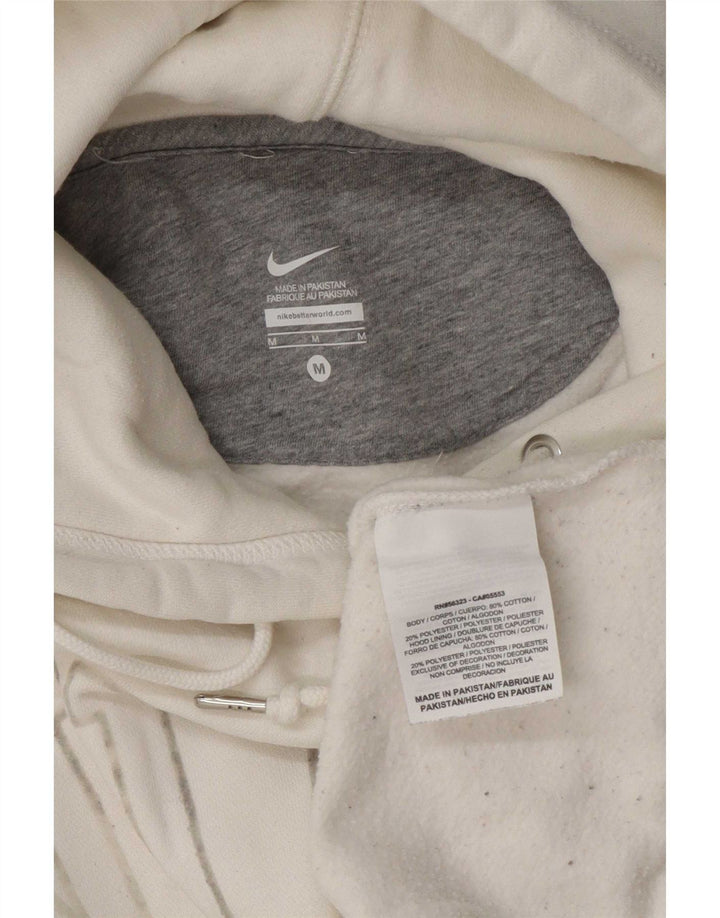 Ανδρικό γραφικό κουκούλα Nike, μεσαίο λευκό βαμβακερό