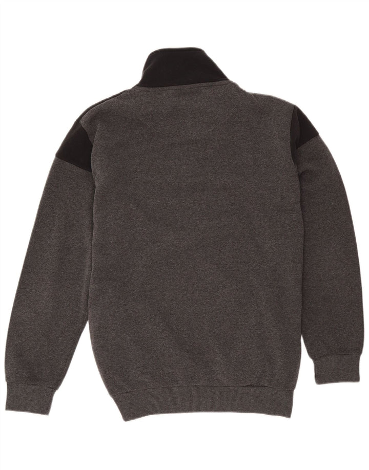 Kappa Ανδρικό φερμουάρ Fleece Jumper με μεγάλο γκρι χρώμα πολυεστέρας