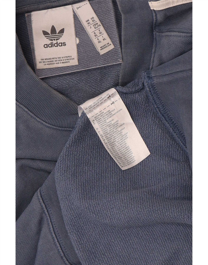 Ανδρικό φούτερ Adidas Jumper XL Navy Blue Cotton