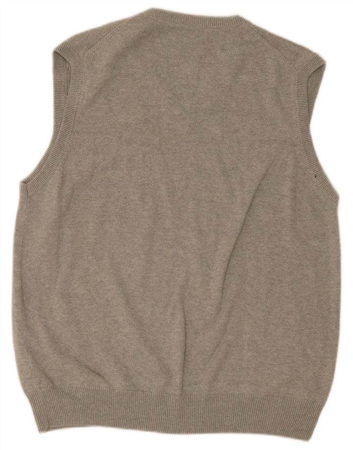 Marks & Spencer Ανδρικό Μπλε Γιλέκο Harbor Tank Top Μεγάλο γκρι βαμβακερό