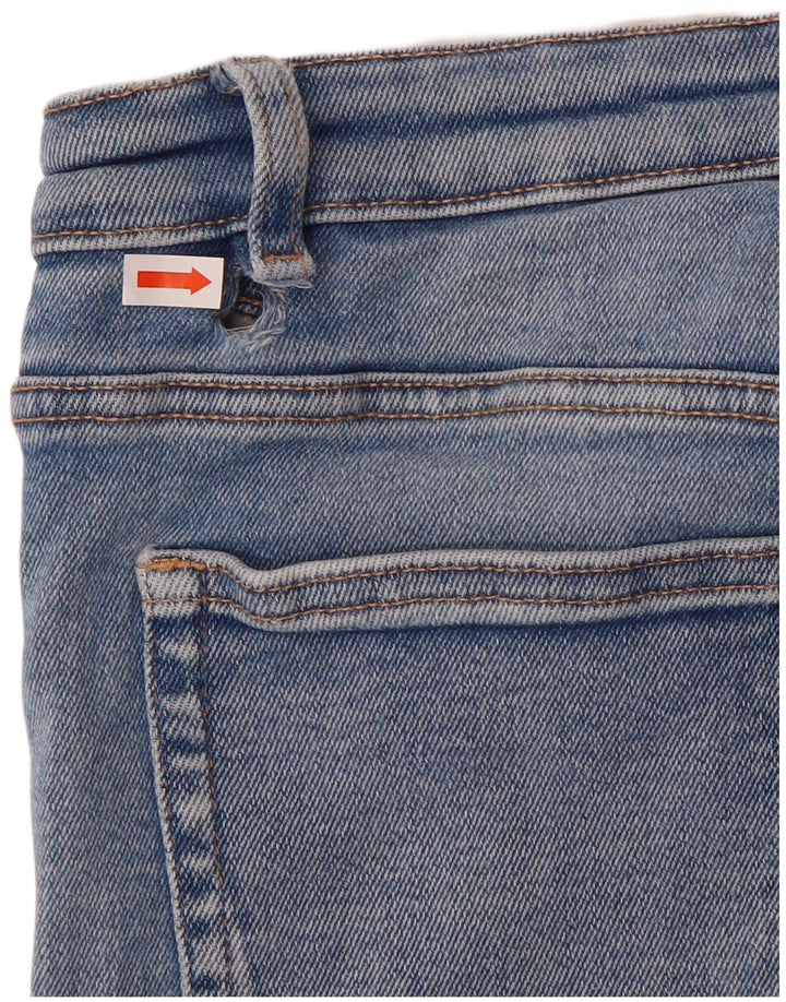 Zara Γυναικείο Tapered Jeans EU 40 Medium W30 L27 Blue Cotton