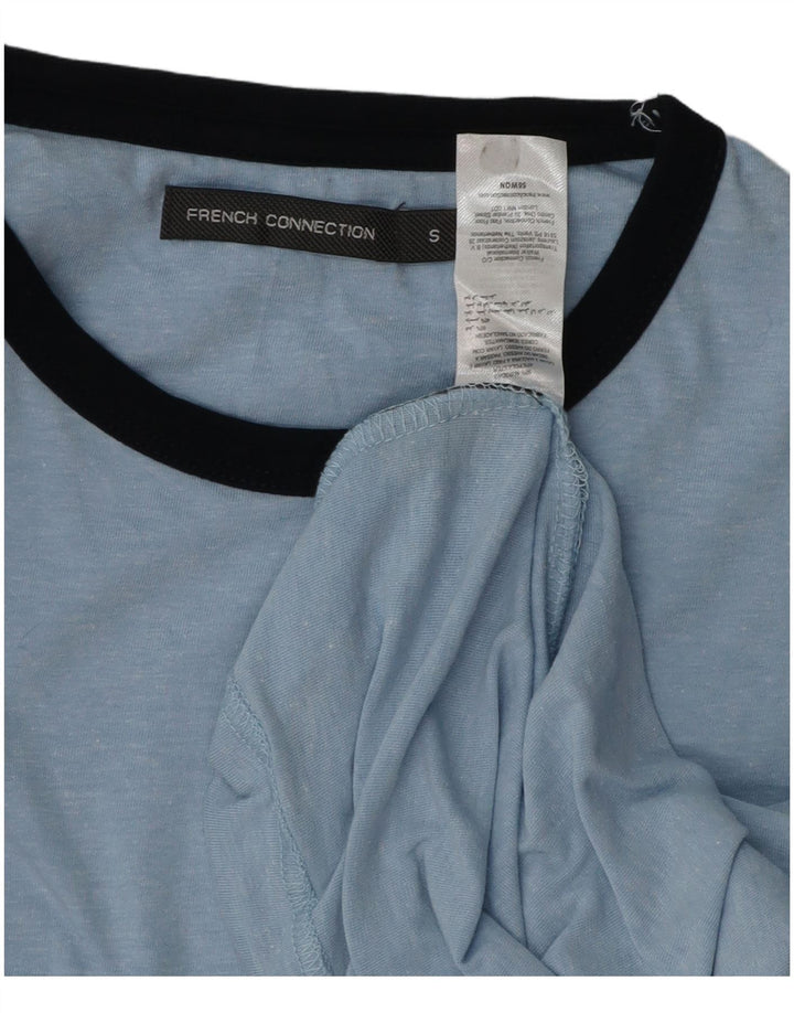 ΓΑΛΛΙΚΗ ΣΥΝΔΕΣΗ Ανδρικό T-Shirt Top Μικρό Μπλε Βαμβακερό