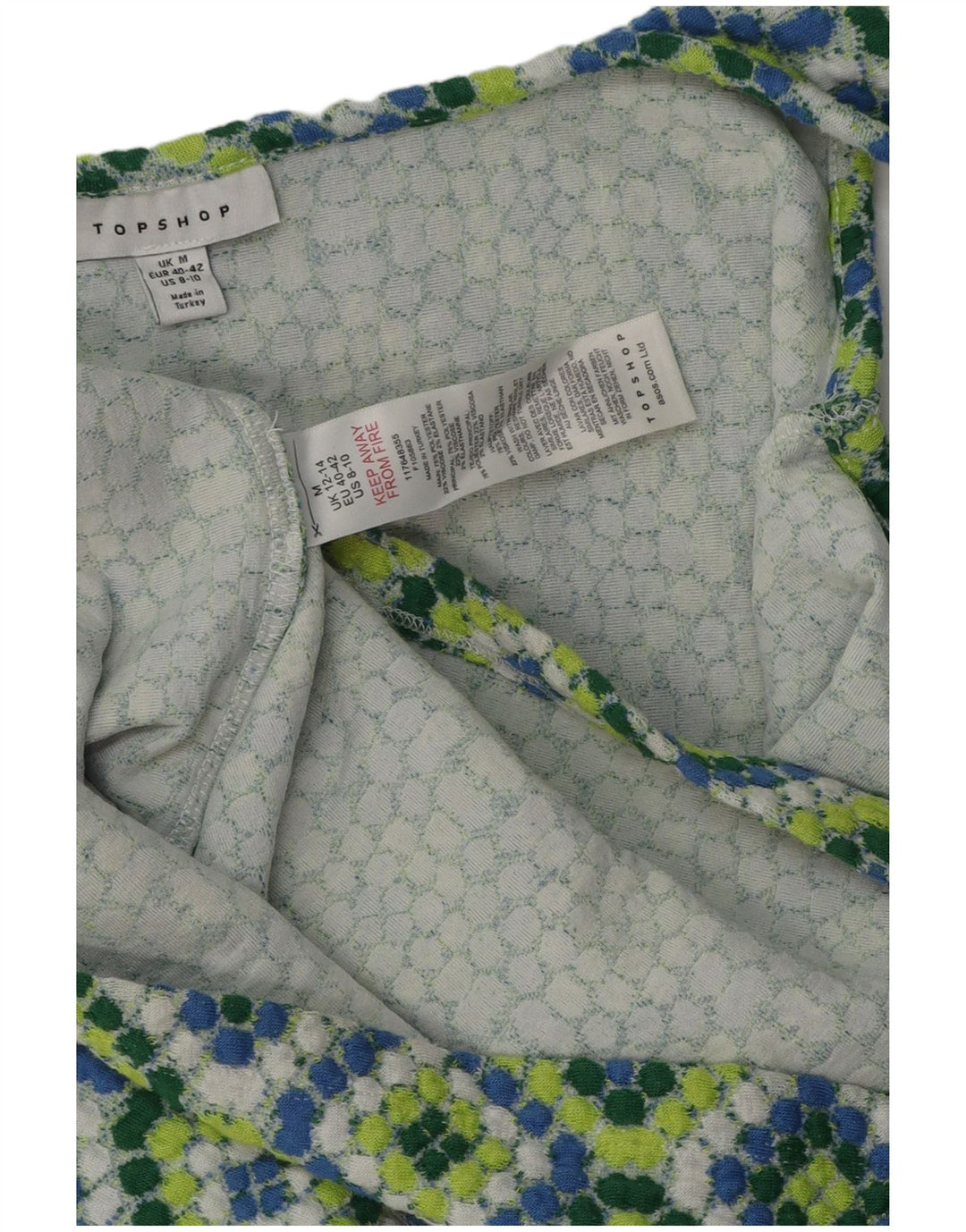 Topshop Γυναικείο Sundress UK 12 Medium Πολύχρωμο Ikat Polyester