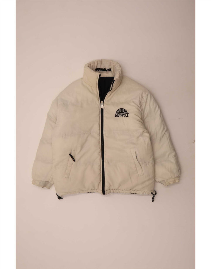 Ανδρικό γραφικό αναστρέψιμο μπουφάν Southpole UK 38 Medium Black Colourblock