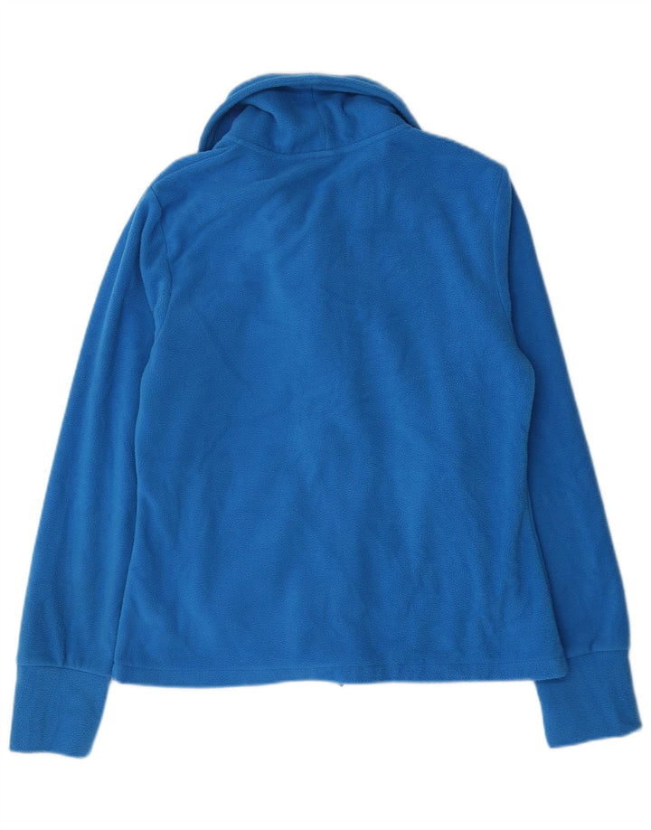 Γυναικείο Fleece Jacket Πάγκος UK 14 Large Blue Polyester