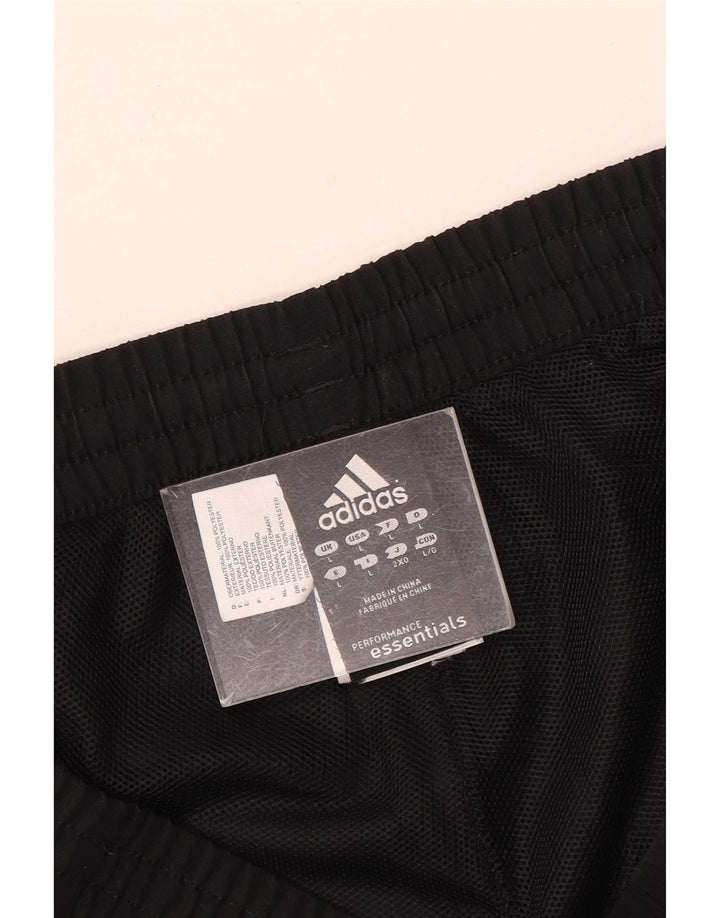 Ανδρική αθλητική φόρμα Adidas Climalite Παντελόνι μεγάλο μαύρο πολυεστέρα