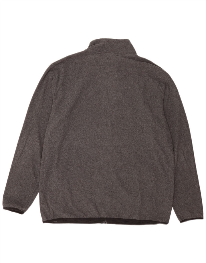 Calvin Klein Ανδρικό Fleece Jacket UK 44 2XL Grey Polyester