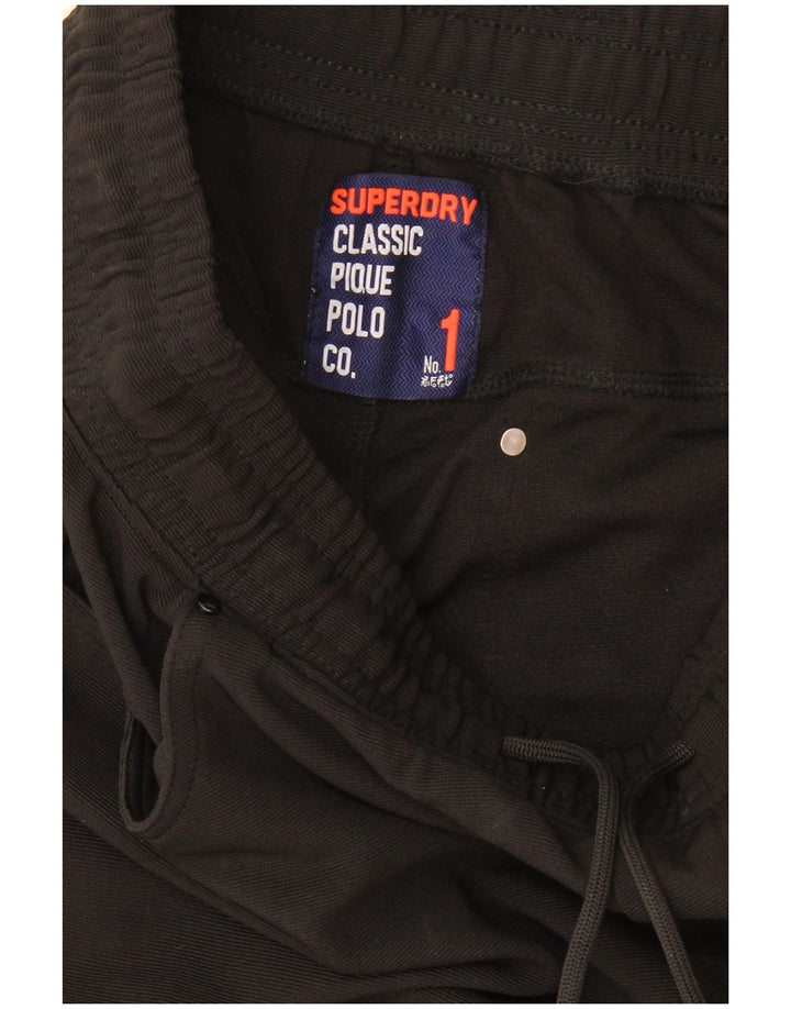 Ανδρική φόρμα Superdry Παντελόνι Μεσαίο Μαύρο