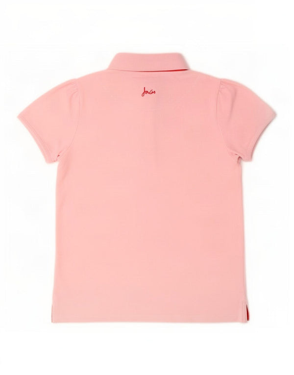 Joules Girls Graphic Polo πουκάμισο 10-11 ετών Ροζ βαμβακερό