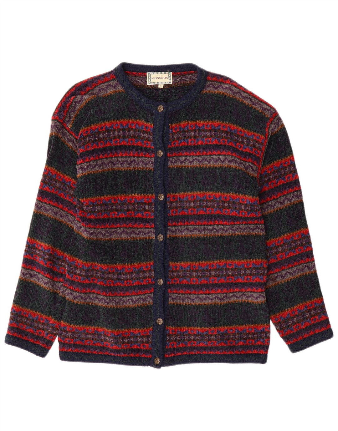 Γυναικεία ζακέτα MONSOON UK 10 Small πολύχρωμα Fair Isle