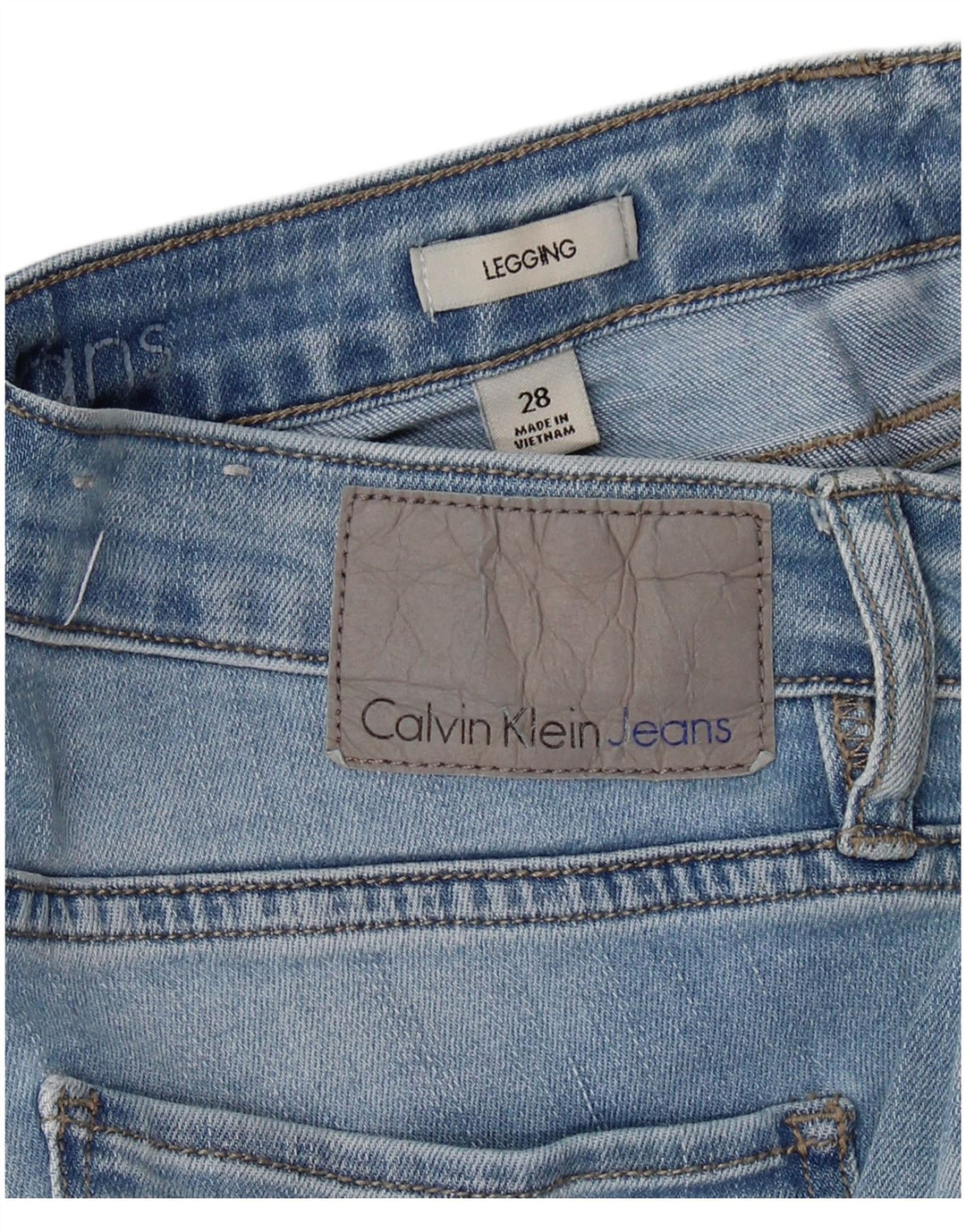 CALVIN KLEIN Γυναικείο κολάν Skinny Jeans W28 L28 Μπλε