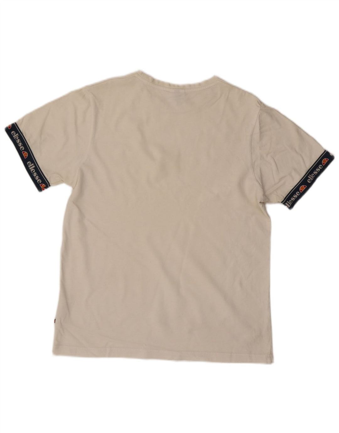 Ανδρικό γραφικό T-Shirt Ellesse Top Μεσαίο λευκό βαμβακερό