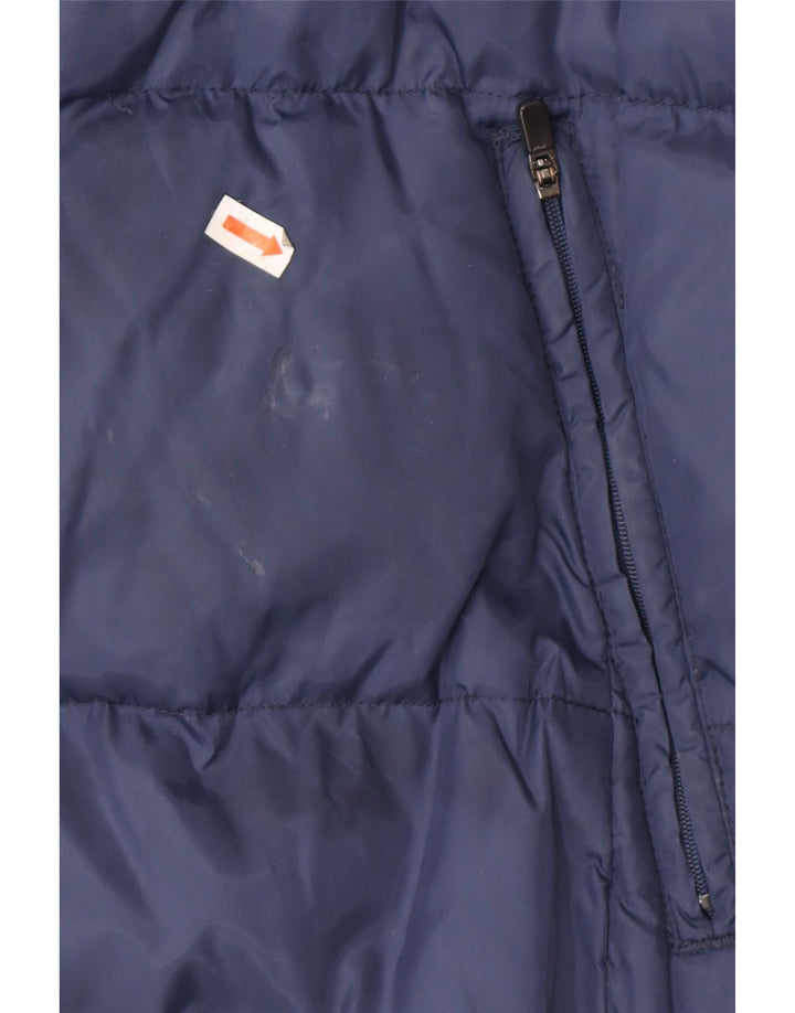 Ανδρικό μπουφάν με κουκούλα KAPPA UK 38 Medium Navy Blue Polyamide