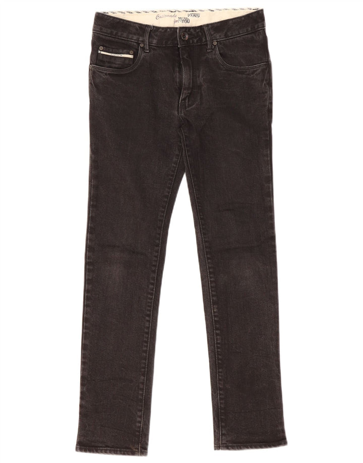Vans Γυναικείο Slim Jeans W26 L27 Μαύρο βαμβακερό
