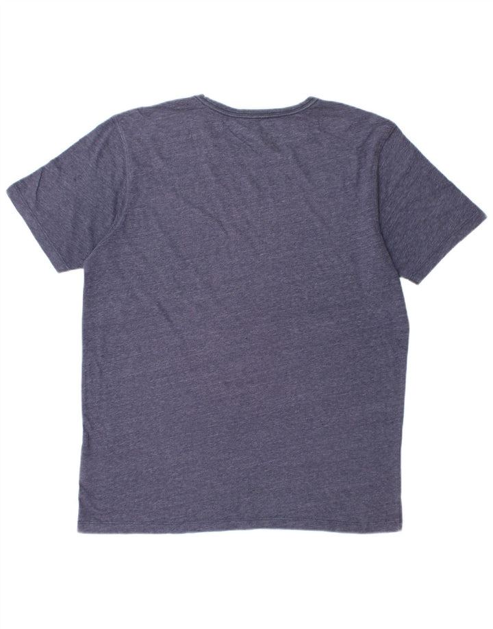 Ανδρικό γραφικό T-Shirt ANIMAL Top Large Navy Blue Polyester